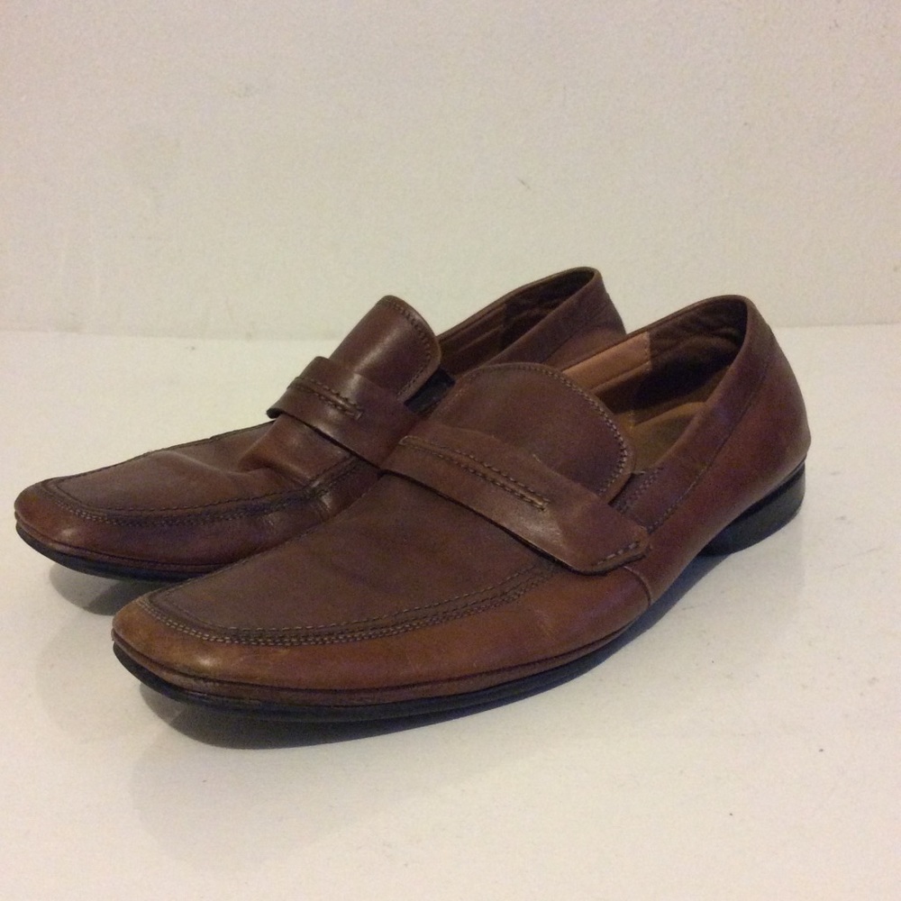 Aldo loaders men shoes brown size EUR  43 leather